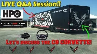 Q&A Session BEFORE the C8 Corvette LIVE reveal! EVERYTHING we know so far!