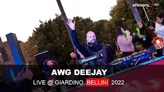 AWG Deejay at Chiostro della Musica Giardino Bellini in Catania, Italy for Ef&iacute;mera