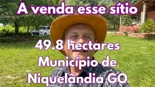 A venda esse sítio de 49.8 hectares/10 alqueires NÚMERO NOVO!!! (61) 99056041