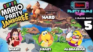 Plunder at the Goomba Lagoon | Super Mario Party Jamboree w/ Friends (4-Player Party) #5