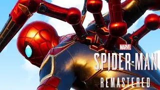 Marvel's Spiderman Remastered - Iron spider suit PC Gameplay 1080p