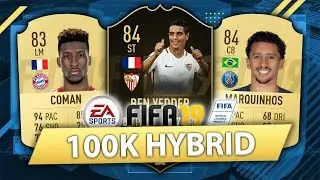 UNBEATABLE 100K HYBRID w/ IF BEN YEDDER! FIFA 19 SQUAD BUILDER