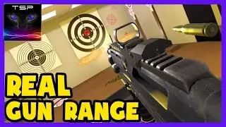 Trigger Happy Shooting #1 - REAL GUN RANGE in Virtual Reality (HTC Vive)