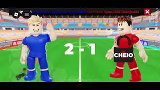 Mascote e Pedro sendo a melhor dupla no soccer league! 