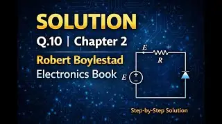 Solution|Q.10| Chapter 2| Zener diode| Robert Boylestad Electronics book