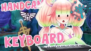 【Handcam!】Learning LOZ Melody on Keyboard...🦑🛐【VAllure】