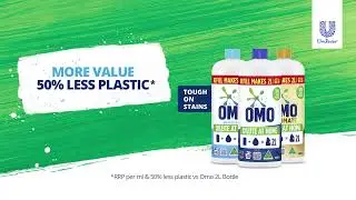 OMO Dilute at Home - More Value, 50% Less Plastic*