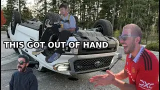 Truck Flips at a $1,000,000 Car Meet