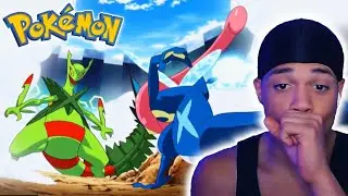 РЕАКЦИЯ НЕ-ФАНАТА ПОКЕМОНОВ НА БОЙ ЭША ГРЕНИНДЖИ ПРОТИВ МЕГА СКЕПТАЙЛА | Pokemon XYZ СЛЕПАЯ РЕАКЦ...