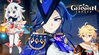 Genshin Impact 4.1 - New Archon Quest - All Cutscenes Full Movie