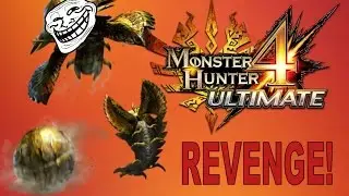 Monster Hunter 4 Ultimate 3DS - Konchu TROLL + REVENGE! (Funny Moments)