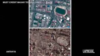 Sisma Turchia, le immagini delle devastazioni dal satellite