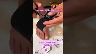 kinesio tape for hallux valgus#physiotherapy #painrelief #anatomy #physicaltherapybiz