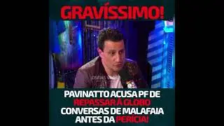 Pavinato comenta vazamentos da PF #pavinatto #brasil #ccn #politica #bolsonaro #lula
