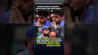 Rashid Khan emotional after loss against Bangladesh || Afghanistan vs. Bangladesh Updates ||