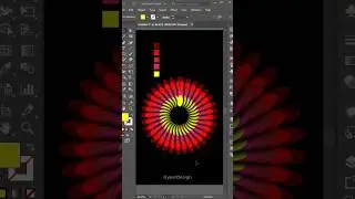 How To Repeat Radially In Illustrator #shorts #tutorial
