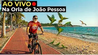 👉AO VIVO 🔴 Amanhecer pelas Praias de João Pessoa 👣 na Areia & Calcadão