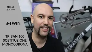 Decathlon B-Twin Triban 100 / RC100 hack monocorona perno quadro