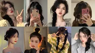 抖音 - Những kiểu tóc cực xinh và dễ làm trên Douyin #5 👩🏻‍🦰