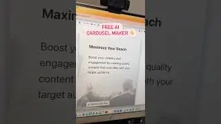 OMG This FREE AI Carousel Generator Is Awesome