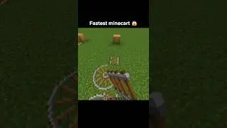 Minecraft Fastest Minecart 😱