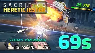 The Haru Classic | Qingyi Nicole Harumasa vs Heretic Jester in 69s | Shiyu 7-2 Speedrun