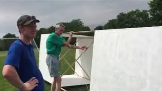 Flying a MASSIVE box Kite on Father's day