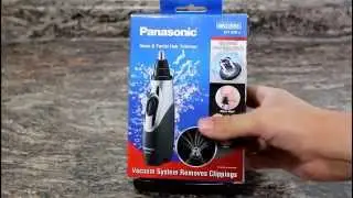 Обзор: триммер Panasonic ER430K для носа, ушей и лица с функцией влажной/сухой стрижки и системой вакуумной очистки