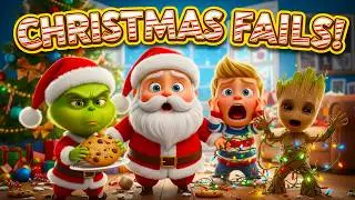 Baby Heroes vs Christmas! 🎅🎄 Kevin, Grinch, Elsa & More (Funny Compilation)