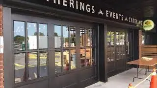 Parks & Rec Gastro pub and Sports Bar - WalkThru Garage Doors - Restaurant doors