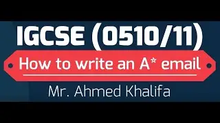 How to write an A* email