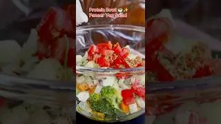 Paneer Veg Salad Recipe | Healthy & Easy Indian Salad#shorts