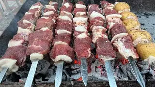 Шашлык из Говядины✅Как приготовить сочный шашлык из говядины? Секрет в маринаде.