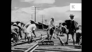 1940s Philippines, Reconstruction After WWII Damage, 16mm