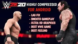 WWE 2k20 Download For Android | PPSSPP | with best setting | All arena and superstars unlocked | new