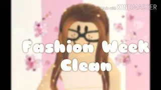 🍦Sunset Safari's Intro song CLEAN! (Fashion week by blackbear) 🍦||VxnillaOop||
