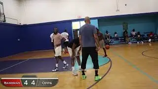 First 5v5 run #HoopingWithBandman @ summit lake community center