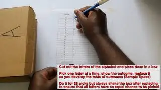 Experimental Probability using the alphabet
