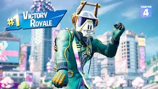 Victoria con la skin DJ LLAMA Fortnite