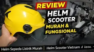 Review Helm Scooter Murah & Fungsional | Helm Sepeda Listrik Murah | Helm Scooter Vietnam
