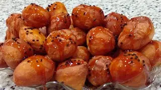 POPULAR ARABIAN DESSERT | VERY EASY AND DELICIOUS HONEY DONUT BALLS RECIPE