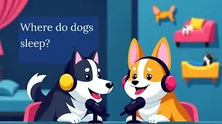 Where Should Dogs Sleep? Funny Podcast Debate! #DogLovers #PetCare #DogLife #PetPodcast #DogHabits