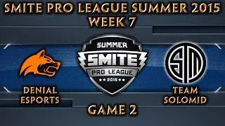 SPL: NA Week 7 - Denial Esports vs. Team Solomid (Game 2)