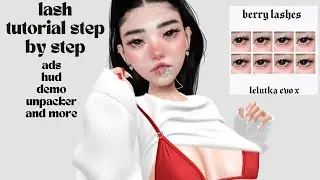 Step by Step Lelutka Lash Tutorial | Second Life