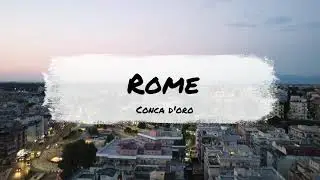 Rome-Drone view -Conca D'oro
