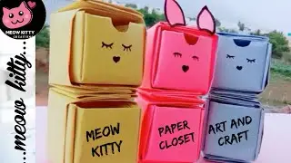 DIY Origami Paper Closet | Slow version | Meow Kitty Creations✨