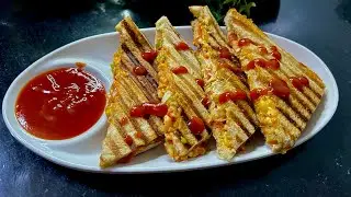 બજાર જેવી ક્રિસ્પી ચીઝ પનીર ગ્રીલ સેન્ડવીચ | Stree Food Style Cheese Paneer Grill Sandwich | 