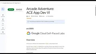 Аркадное приключение: ACE App Dev VI #arc3005 #qwiklabs #qwiklabsarcade2025