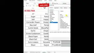 #Shorts | Excel Tips And Trick | #Youtubeshortsvideo | #dataanalysis #excel  |