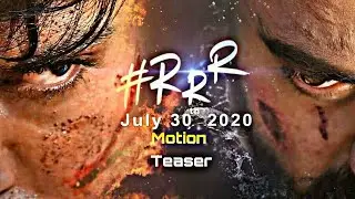 #RRR first look Motion Teaser || Jr NTR, Ram charan, ss rajamouli || fanmade